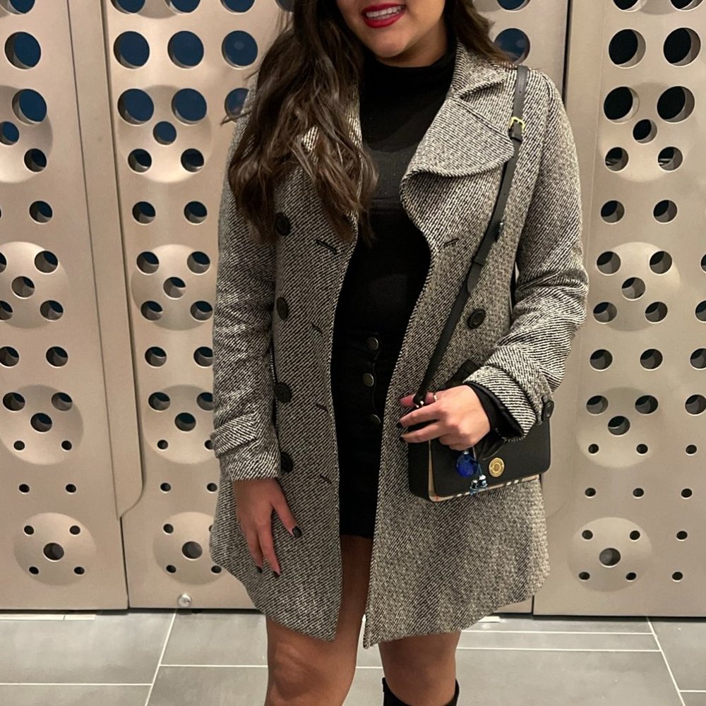 NWT Vertigo Paris Double Breasted Coat Size XS